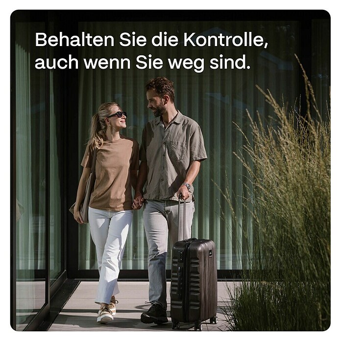 Vorhangschiene MotionBlinds Seitenöffnung Elektrisch (Anzahl Läufe: 1 Stk., 180 cm, Weiß) | BAUHAUS