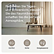 Vorhangschiene MotionBlinds Seitenöffnung Elektrisch (Anzahl Läufe: 1 Stk., 280 cm, Weiß) | BAUHAUS