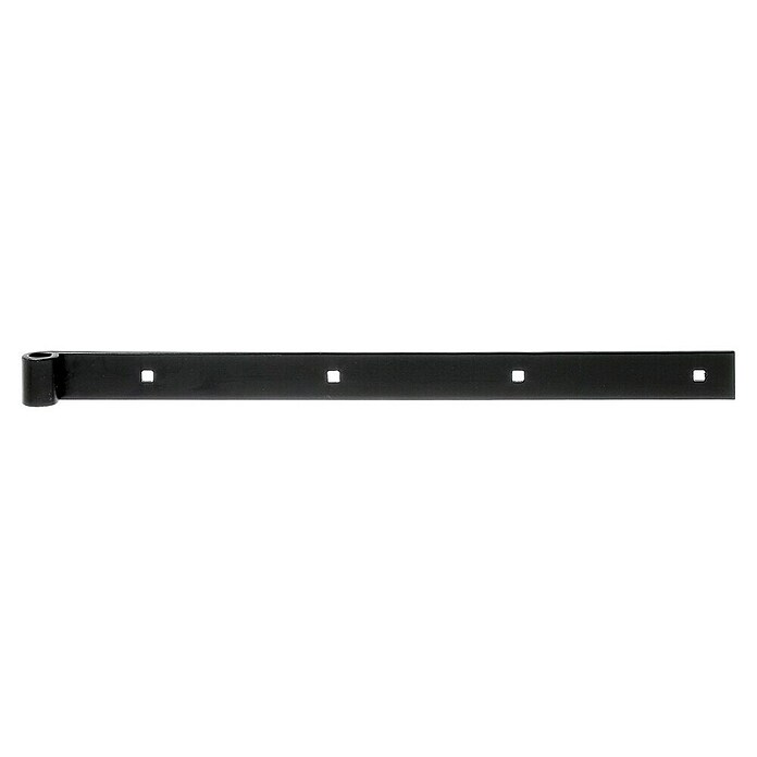 Alberts Bisagra recta (L x An: 500 x 35 mm, Espesor: 5 mm, Negro, Zincado) | BAUHAUS