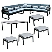 Set lounge namještaja Olivia  (8 -dij., Aluminij, Antracit) | BAUHAUS