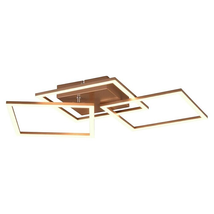 Trio Leuchten LED stropna svetilka Trail  (31 W, Do x Š x V: 35 x 74 x 7 cm, Rjava, Toplo bela) | 3016 - Deckenleuchte | CACB - Deckenleuchten | CAC - Indoorleuchten | CA - Beleuchtung | C - Elektro | BAUHAUS