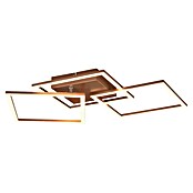Trio Leuchten LED stropna svetilka Trail  (31 W, Do x Š x V: 35 x 74 x 7 cm, Rjava, Toplo bela) | 3016 - Deckenleuchte | CACB - Deckenleuchten | CAC - Indoorleuchten | CA - Beleuchtung | C - Elektro | BAUHAUS