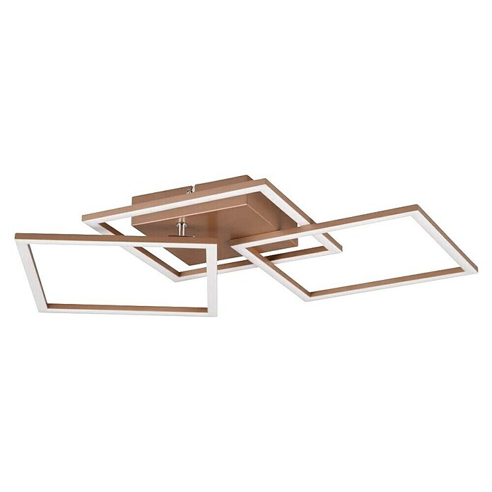Trio Leuchten LED stropna svetilka Trail  (31 W, Do x Š x V: 35 x 74 x 7 cm, Rjava, Toplo bela) | 3016 - Deckenleuchte | CACB - Deckenleuchten | CAC - Indoorleuchten | CA - Beleuchtung | C - Elektro | BAUHAUS