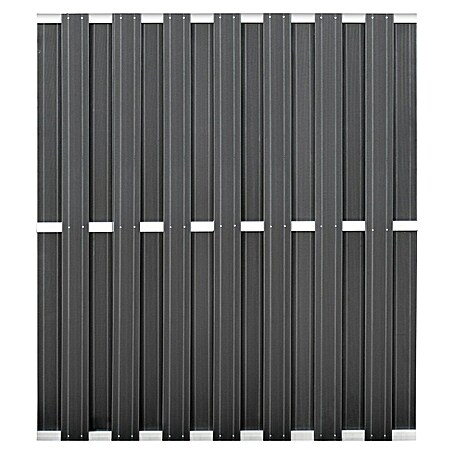 Sichtschutzelement Lanzarote (180 x 180 cm, Anthrazit, Aluminium)