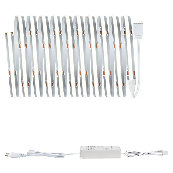 Paulmann MaxLED 500 Verlängerungs-Set Full-Line COB - 3 m, 21 W, Tageslichtweiß, 1.800 lm - LED-Streifenbeleuchtung mit hoher Helligkeit. Ideal für Akzentbeleuchtung und zur Schaffung einer modernen Atmosphäre in jedem Raum.