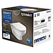 Duravit DuraStyle Spülrandloses Wand-WC-Set Basic (Mit WC-Sitz, Tiefspüler, Weiß)