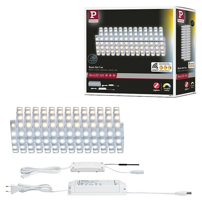 Paulmann MaxLED 500 Set LED traka Zigbee  (500 cm, Topla bijela, 29 W, 2.550 lm, 230 V - 240 V) | BAUHAUS