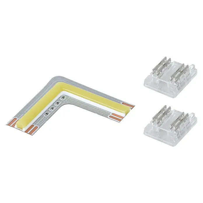 Paulmann MaxLED 1.000 Set de tiras LED esquina - 3 cm, Multicolor, 0,65 W, 60 lm, 230 V - 240 V - Una tira LED en forma de L se presenta con dos conectores de tira LED, que permiten una conexión fácil y segura.