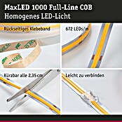 Paulmann MaxLED 1.000 LED-Band Stripe Full-Line COB (250 cm, Mehrfarbig, 23,5 W, 3.000 lm, 230 V - 240 V) | BAUHAUS
