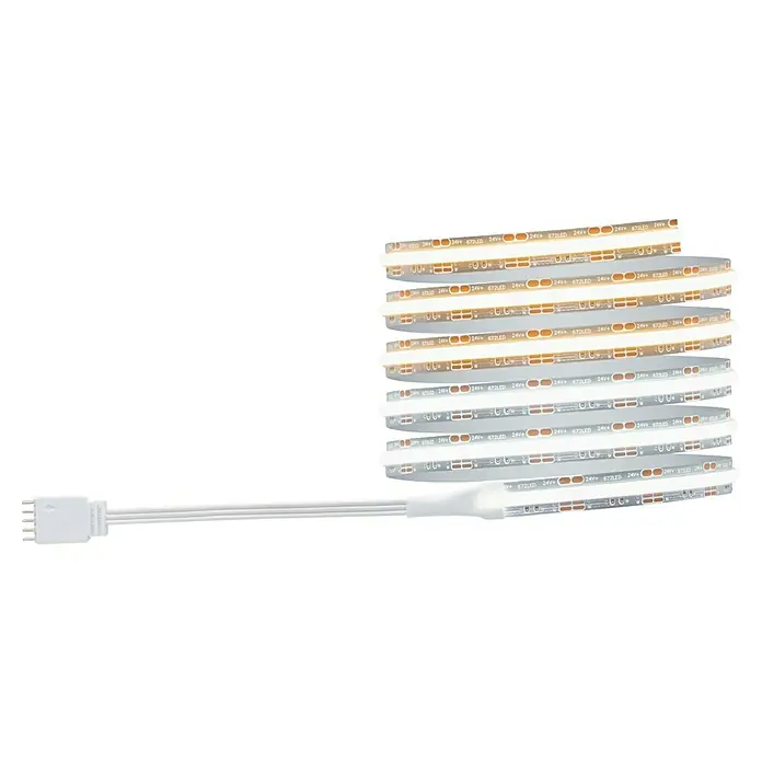 Paulmann MaxLED 1.000 Basis-Set Full-Line COB - 150 cm, 21 W, Mehrfarbig, 1.800 lm - Aufgerollter LED-Streifen mit Anschluss, ideal für stimmungsvolle Beleuchtung und flexible Gestaltungsmöglichkeiten.