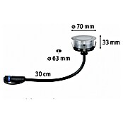 Paulmann Plug & Shine Ugradbena podna svjetiljka Floor  (2 W, Ø x V: 7 x 3 cm) | BAUHAUS