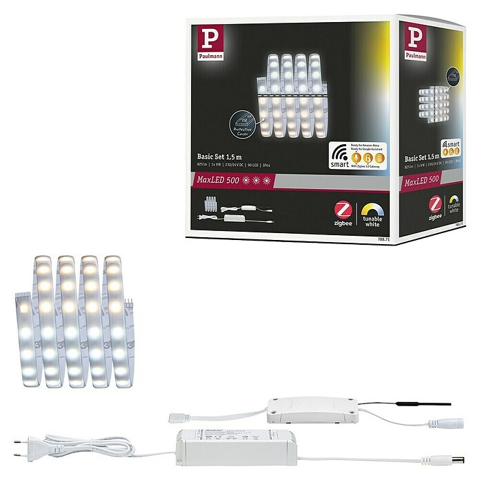 Paulmann MaxLED 500 Set LED traka Zigbee  (150 cm, Topla bijela, 12 W, 765 lm, 230 V - 240 V) | BAUHAUS