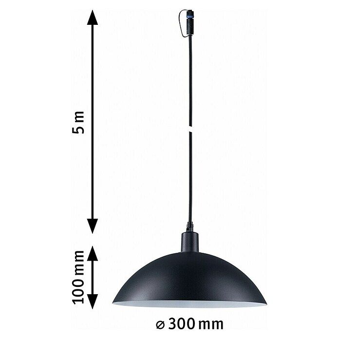 Paulmann Plug & Shine Viseća LED svjetiljka Mapalo  (Ø x V: 30 x 510 cm, Topla bijela) | BAUHAUS