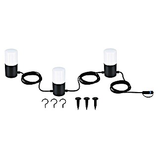 Paulmann Plug & Shine LED svjetlosni lanac (Na otvorenom, Boja svjetla: Topla bijela, Broj žarulja: 3 Kom.)