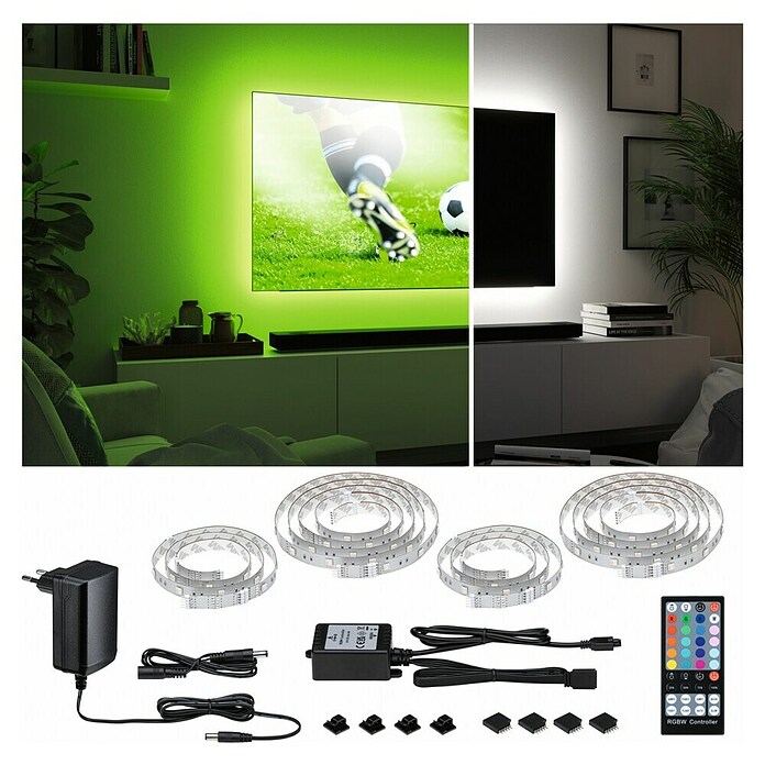 Paulmann MaxLED 250 Set LED traka Comfort TV 65''  (430 cm, RGBW, 24,5 W, 1.000 lm, 230 V - 240 V) | BAUHAUS