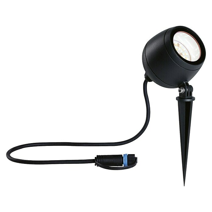 Paulmann Plug & Shine Foco LED de jardín Kikolo (6,2 W, IP65, Blanco cálido) | BAUHAUS