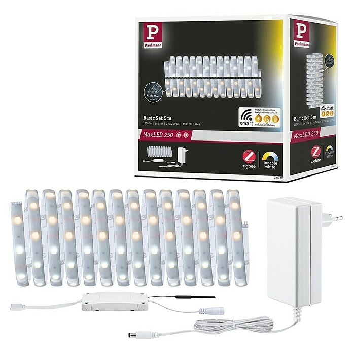 Paulmann MaxLED 250 Smart LED traka Zigbee  (500 cm, Topla bijela, 21 W, 1.250 lm, 230 V - 240 V) | BAUHAUS