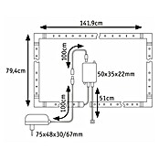 Paulmann MaxLED 250 Set LED traka Comfort TV 65''  (430 cm, RGBW, 24,5 W, 1.000 lm, 230 V - 240 V) | BAUHAUS