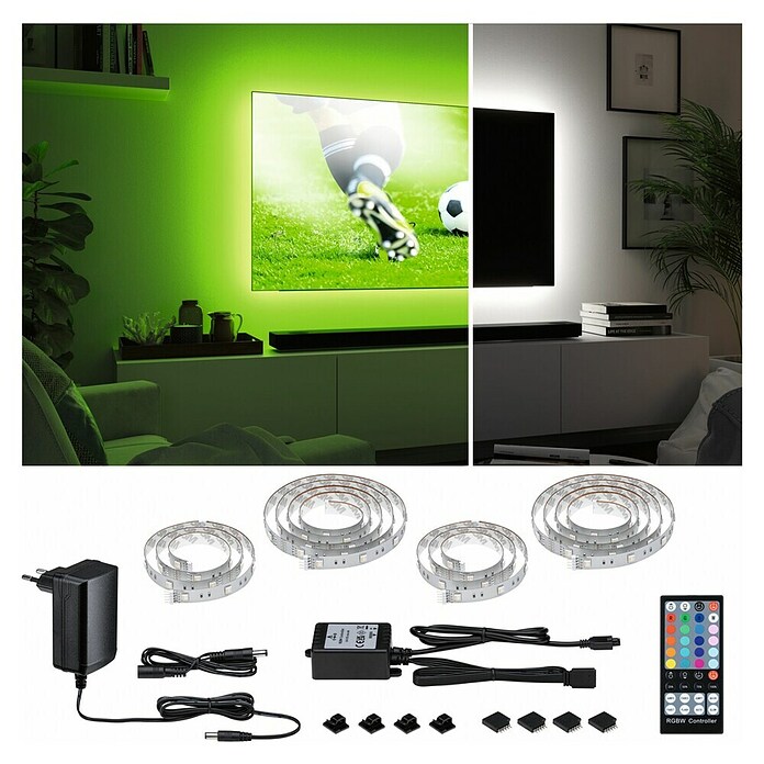 Paulmann MaxLED 250 Set LED traka Comfort TV 55''  (360 cm, RGBW, 23,5 W, 1.000 lm, 230 V - 240 V) | BAUHAUS
