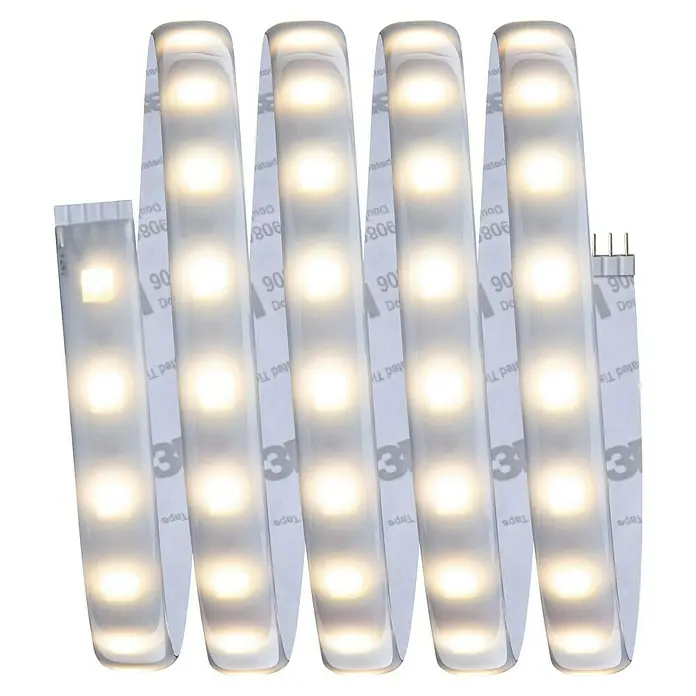 Paulmann MaxLED 500 LED-Band-Set Basisset Zigbee - 150 cm, Warmweiß, 12 W, 765 lm, 230 V - 240 V - Flexible warmweiße LED-Lichtbänder mit Kleberückseite und Stromanschluss.