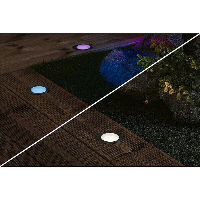 Paulmann Plug & Shine Ugradbena podna svjetiljka Floor  (2 W, Ø x V: 7 x 3 cm) | BAUHAUS
