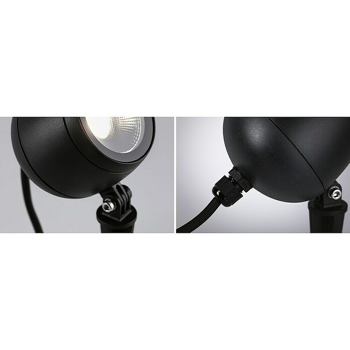 Paulmann Plug & Shine Vrtna LED spot svjetiljka Kikolo  (7,2 W, IP65, Topla bijela, Antracit, Kut svjetlosnog snopa: 60 °) | BAUHAUS