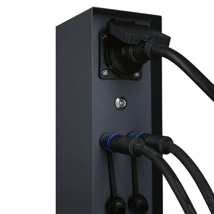 Paulmann Plug & Shine Ugradbeno podizna utičnica Rio  (Visina: 23 cm, IP44, Ugrađen senzor sumraka) | BAUHAUS