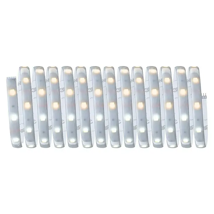 Paulmann MaxLED 250 Smart-LED-Band Basisset beschichtet Zigbee - 500 cm, Warmweiß, 21 W, 1.250 lm, 230 V - 240 V - Die flexible LED-Leiste ist ideal für indirekte Beleuchtung & Akzentuierung. Mit 3M-Klebeband einfach zu installieren.