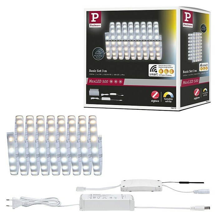 Paulmann MaxLED 500 Set LED traka Zigbee  (300 cm, Topla bijela, 20 W, 1.530 lm, 230 V - 240 V) | BAUHAUS