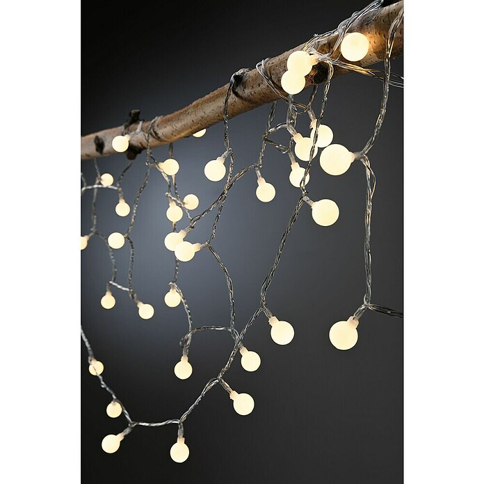 Paulmann Plug & Shine LED svjetlosni lanac  (Na otvorenom, Boja svjetla: Topla bijela, Broj žarulja: 72 Kom., Duljina: 7,5 m) | BAUHAUS