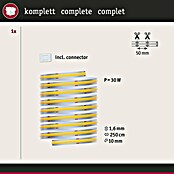 Paulmann MaxLED 1.000 Teleskopski produžetak Stripe Full-Line COB  (250 cm, Topla bijela, 30 W, 2.700 lm, 230 V - 240 V) | BAUHAUS