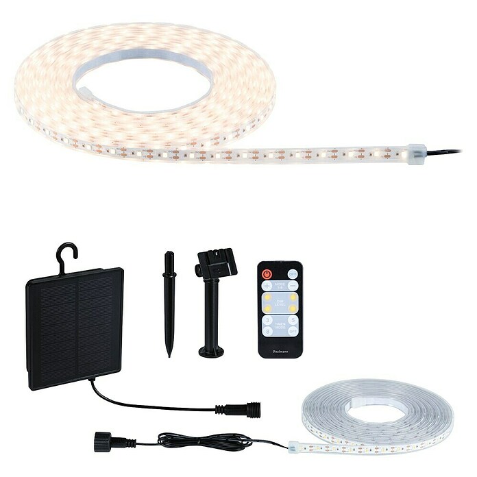 Paulmann LED-Band-Set Stripe Solar (5 m, Warmweiß, 3,2 W, 300 lm, 5 V) | BAUHAUS