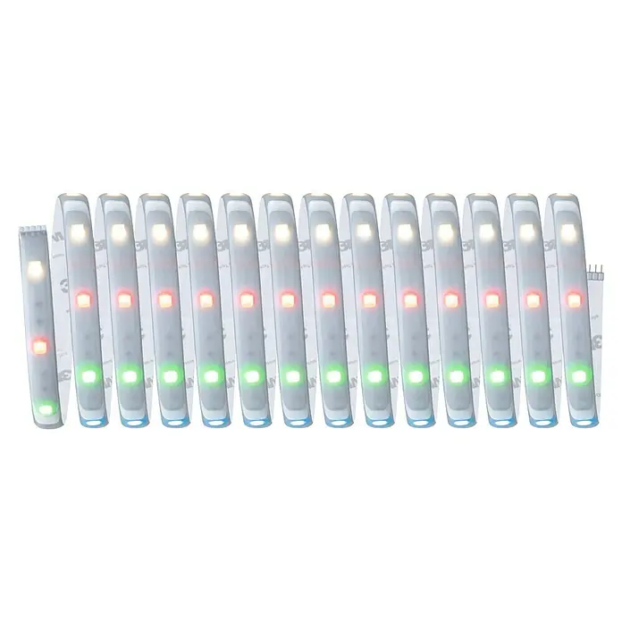 Paulmann MaxLED 250 Smart-LED-Band Basisset beschichtet Zigbee - 500 cm, RGBW, 27 W, 900 lm, 230 V - 240 V - LED-Streifen mit RGB-Farben und 3M-Kleberückseite für einfache Installation. Vielseitige Beleuchtung für Innen- und Außenbereiche.