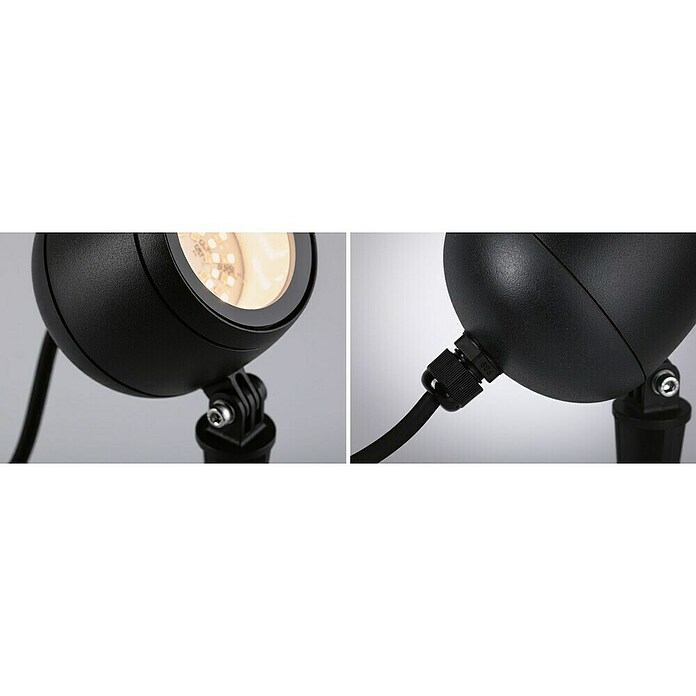Paulmann Plug & Shine Foco LED de jardín Kikolo (6,2 W, IP65, Blanco cálido) | BAUHAUS