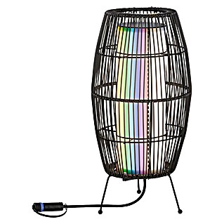 Paulmann Plug & Shine Aplique para exterior LED Basket (3,2 W, Negro, IP44)