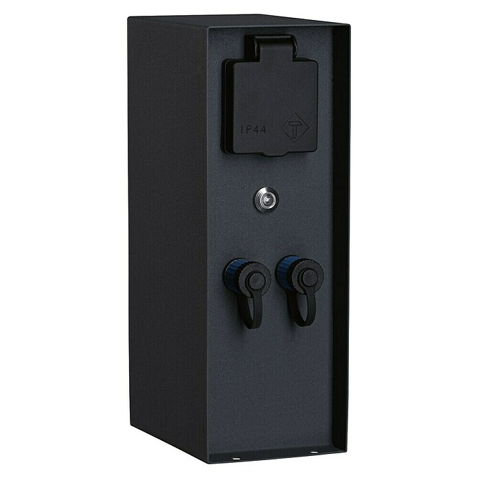 Paulmann Plug & Shine Ugradbeno podizna utičnica Rio  (Visina: 23 cm, IP44, Ugrađen senzor sumraka) | BAUHAUS