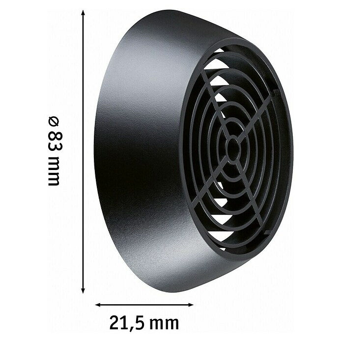 Paulmann Plug & Shine Dodatak protiv odsjaja Kikolo Grid  (8,3 x 2,15 cm, Antracit) | BAUHAUS