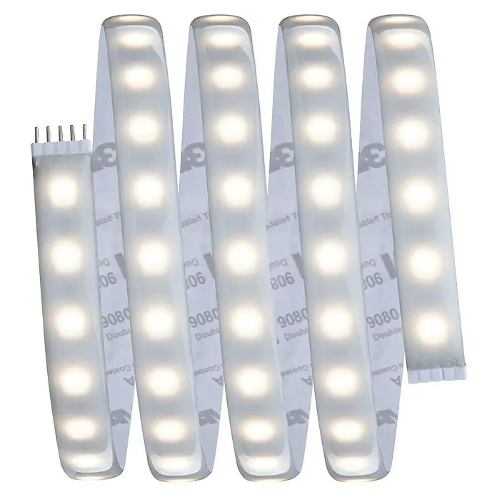 Paulmann MaxLED 1.000 LED-Band Basisset beschichtet - 150 cm, RGBW, 24 W, 1.500 lm - LED-Streifen mit selbstklebender Rückseite für flexible Beleuchtungslösungen.