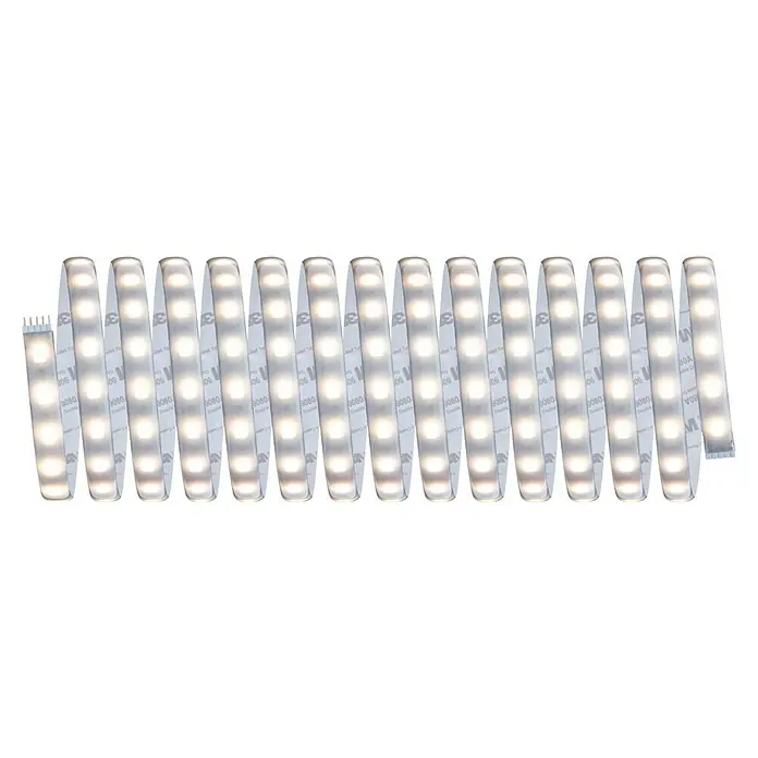 Paulmann MaxLED 500 LED-Band-Set Basisset Zigbee - 500 cm, RGBW, 40 W, 1.750 lm, 230 V - 240 V - Aufgereihte LED-Streifen mit hellem, weißem Licht, die mit 3M Klebestreifen versehen sind, für flexible Beleuchtungslösungen.