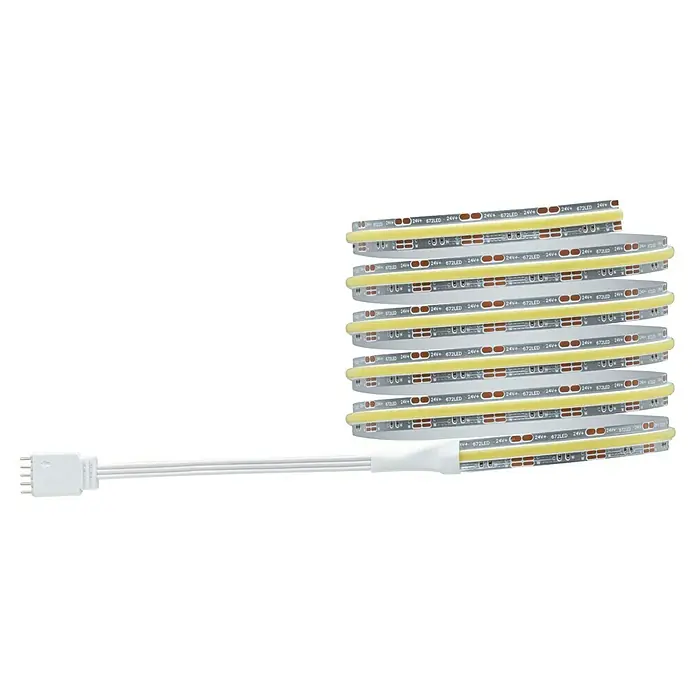 Paulmann MaxLED 1.000 Basis-Set Full-Line COB - 150 cm, 21 W, Mehrfarbig, 1.800 lm - Eine aufgerollte LED-Lichterkette mit Anschlusskabel, ideal zur flexiblen Beleuchtung im Innenbereich.