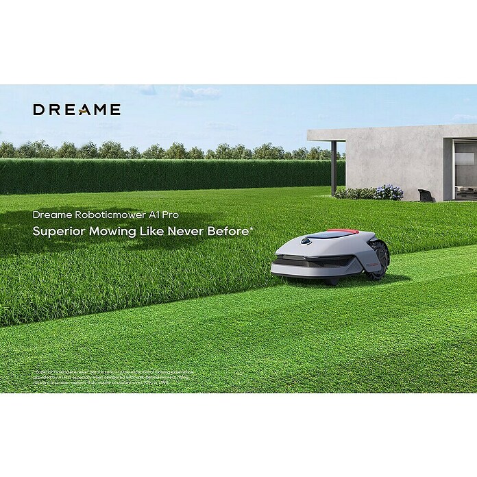 Dreame Robot cortacésped A1 Pro (2.000 m², Ancho de corte: 22 cm, Navegación por láser, LiDAR) | BAUHAUS