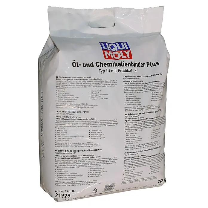 Liqui Moly Öl- & Chemikalienbindemittel - 25 l - Abbildung eines Sackes LIQUI MOLY Öl- und Chemikalienbinder Plus.