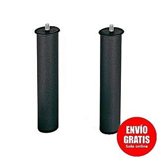 Unique Pata para muebles (Altura: 25 cm, Acero, 2 ud.)