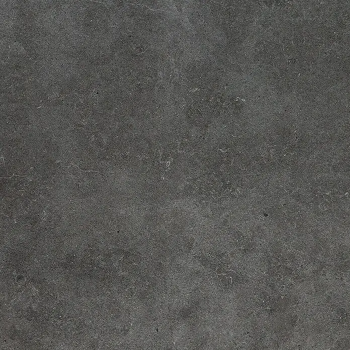 Esterno 20 T by Palazzo Terrassenfliese Basalt - 40 x 120 x 2 cm, Schwarz, Matt - Bild einer dunklen, strukturierten Steinplatte. Das Material wirkt robust und natürlich mit feinen Maserungen und einer matten Oberfläche.