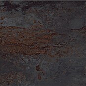 Feinsteinzeugfliese (30,8 x 61,5 cm, Schwarz, Glasiert)