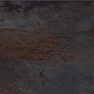 Feinsteinzeugfliese Flatiron (30,8 x 61,5 cm, Schwarz, Matt)