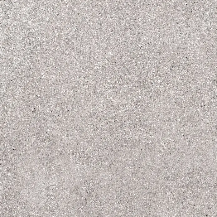 Terrassenfliese Click and Go Square Concrete - 60 x 60 cm, Grau, Matt - Graue Betonfliese mit subtiler Textur, ideal für moderne Innenräume. Robust und vielseitig, für Boden und Wand geeignet.