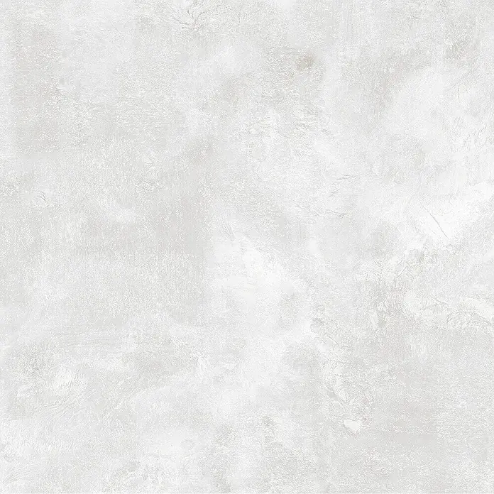 Feinsteinzeugfliese Geo White - 120 x 240 cm, Weiß, Schimmernd - Strukturierte, einfarbige, weiße Wandbeschaffenheit, ideal als neutraler Hintergrund für Produktpräsentationen oder minimalistische Designs.