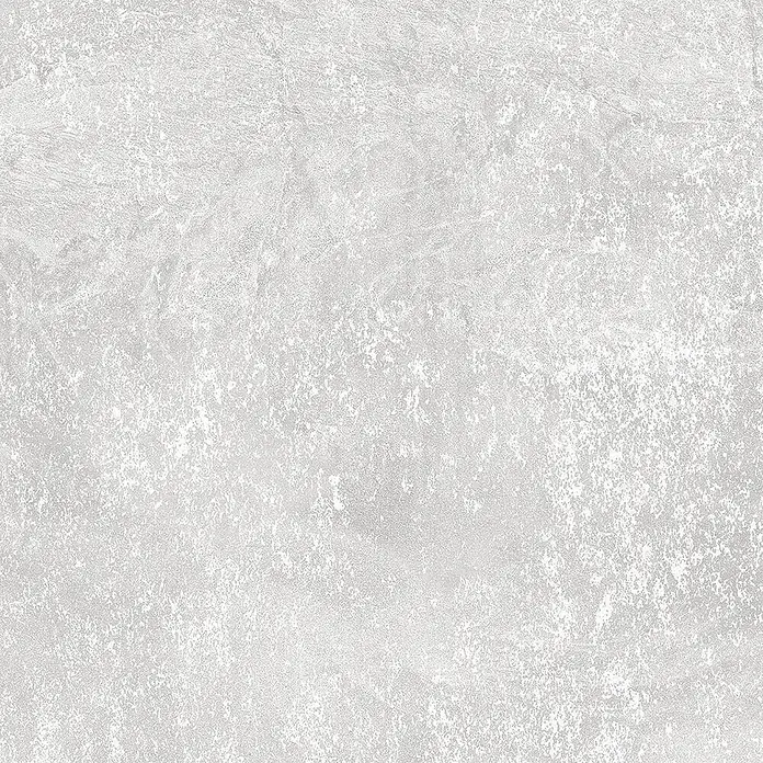 Feinsteinzeugfliese Geo White - 60 x 120 cm, Weiß, Schimmernd - Abstrakte graue Textur, ideal als neutraler Hintergrund oder zur Gestaltung von Oberflächen und Wänden.