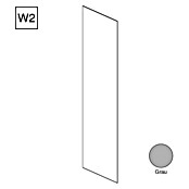 Camargue Meran Mix & Match Duschwand W2 (B x H: 117 x 200 cm, Beschichtet, Grau) | BAUHAUS